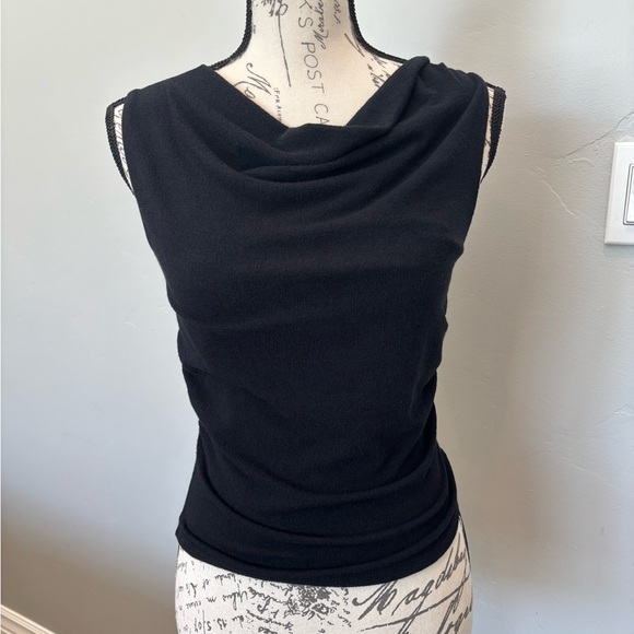 Charlotte Avery Tops - Charlotte Avery Black Fitted Top